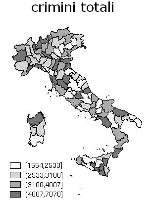 immigrati e crimini nelle province italiana